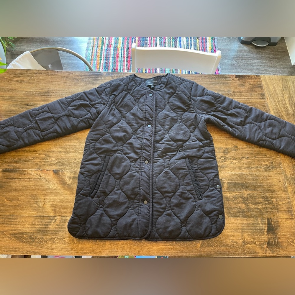 Lucky Brand Quilted Black Jacket